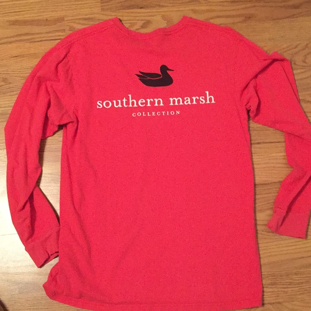 Pinkish red Southern Marsh Long Sleeve Shirt